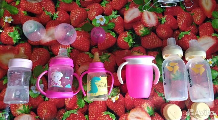 Детские бутылочки для кормления и поильники