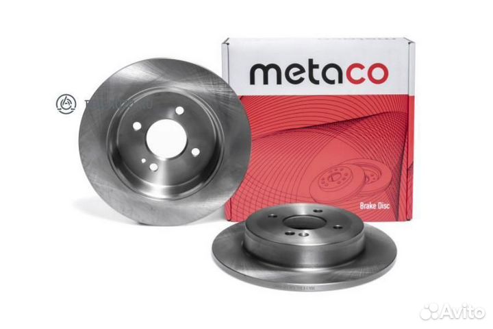 Metaco 3060-002 Диск тормозной задний