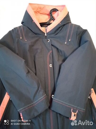 Пальто демисезонное размер 60
