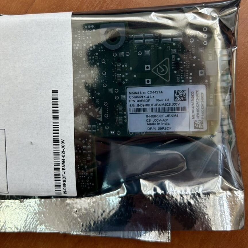 [T3CYH] Сетевой Адаптер Dell 2х25gb 9r8df Cx4421a