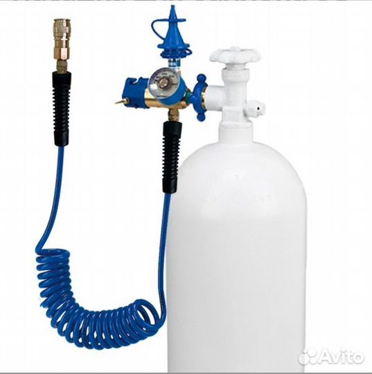 Насадка на баллон с гелием с гибким удлинителем