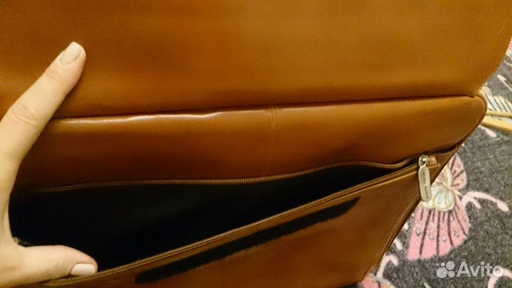 Кейс для ноута Pierre Cardin, кожанный, оригинал