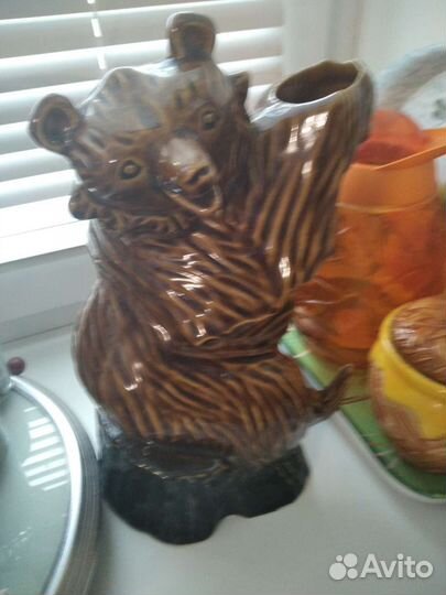 Мишка держатель для бутылок СССР