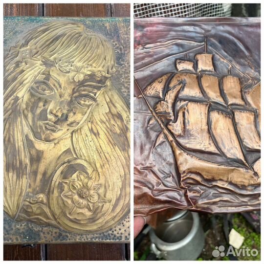 Панно метал