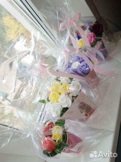 Мыльные букеты