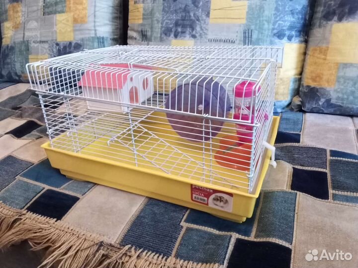 Клетка для мелких грызунов с аксессуарами