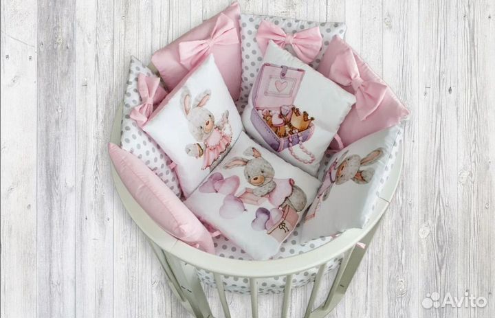 Бортики в кроватку