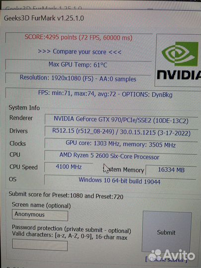 Видеокарта gtx 970 4 gb