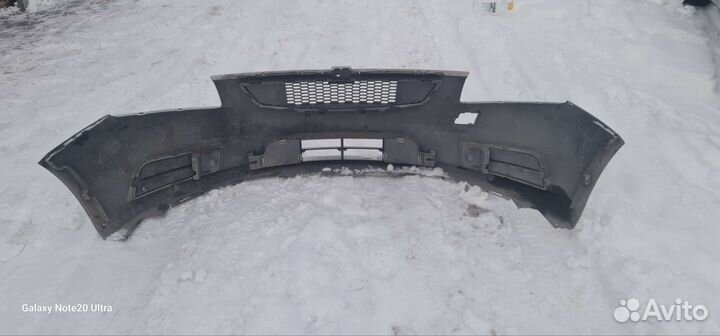 Бампер chevrolet cruze дорест (с решетками)