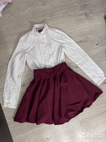 Форма бордовая 128 134