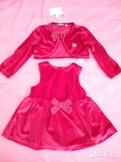 Платье на девочку 1-2 года, новое