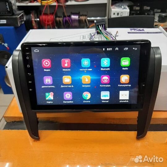 Toyota allion android штатная магнитола teyes
