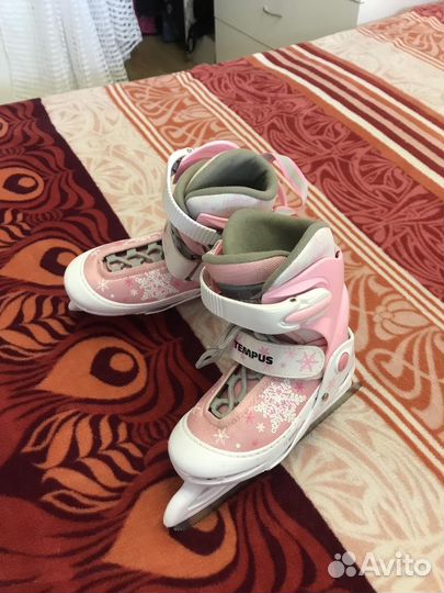 Коньки раздвижные 30 33