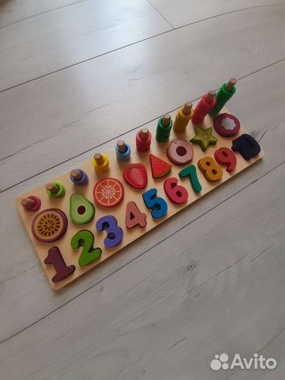 Деревянная развивающая игрушка