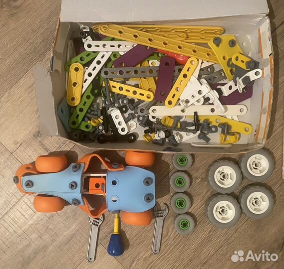 Конструктор meccano, 3 набора, гибкий