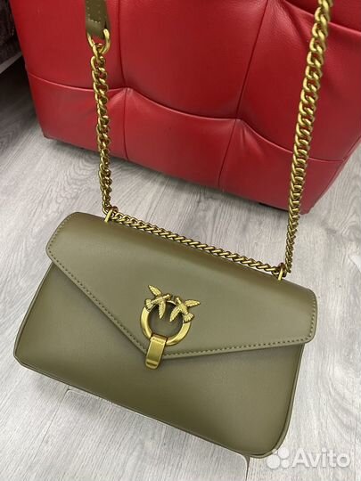 Сумка Pinko оригинал зелёная