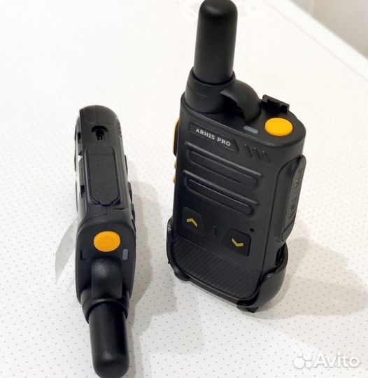Легкая рация с наушником, комплект 2 штуки