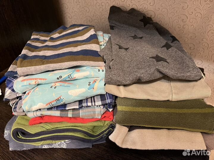 Детские вещи для мальчика, пакетом