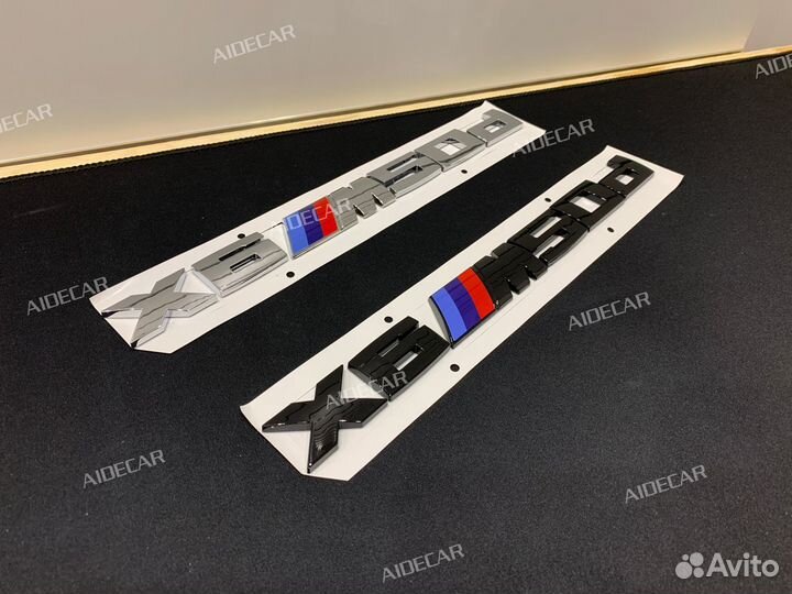 Надпись задняя на багажник BMW - X6M50d - Новая