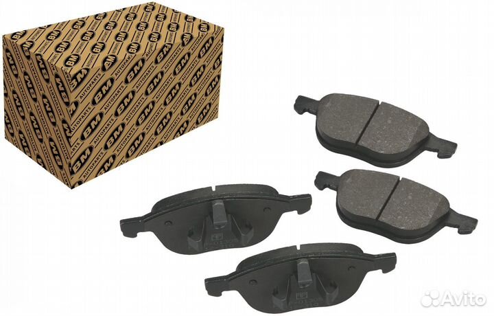 Колодки тормозные дисковые передние ford focus 3
