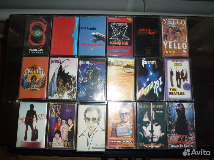 Аудиокассеты русский рок и др