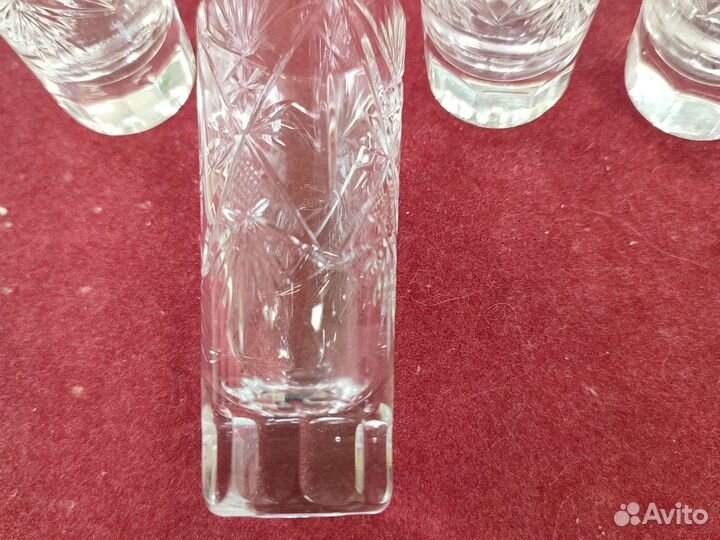 Стопки хрустальные СССР новые