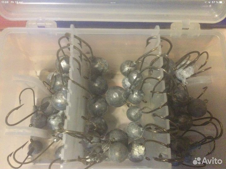 Джиговые головки от12 до 72 грамм