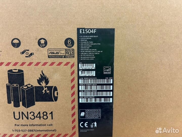 Новый Asus Vivobook GO Ryzen 7520U/16GB DDR5