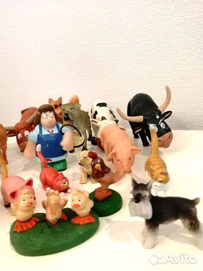 Набор игрушек домашних животных Ферма