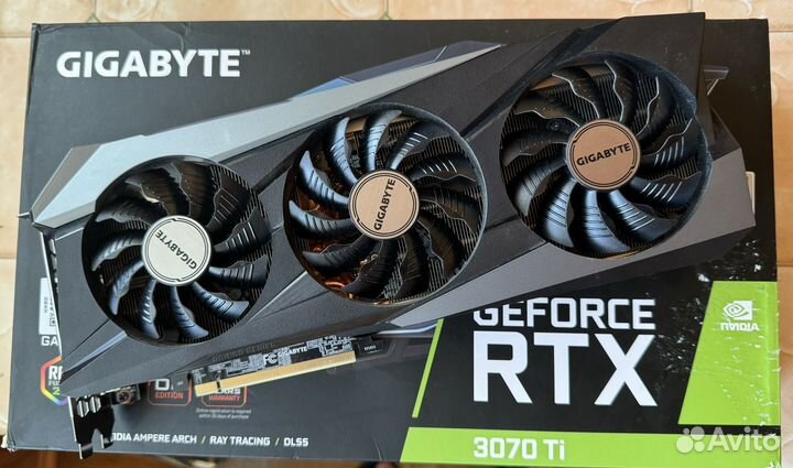 RTX 3070 TI видеокарта gigabyte gaming