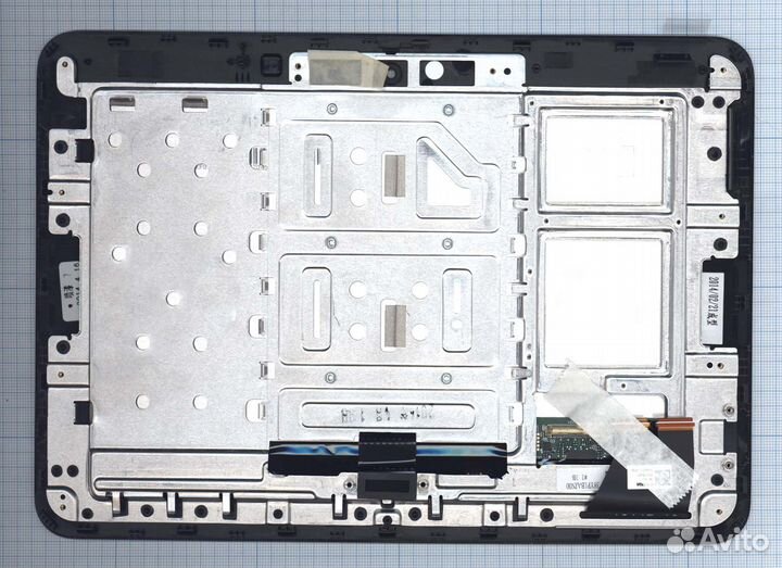 Дисплей Asus PadFone S PF500KL черный с рамкой