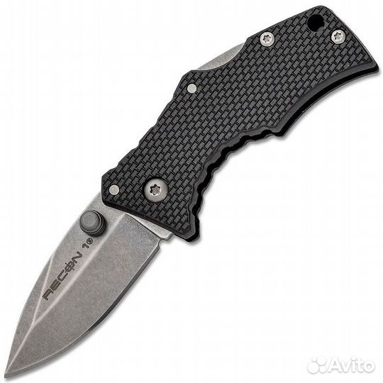 CS 27DS Micro Recon 1 - нож склад., черн. рук-ть