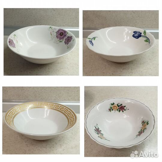 Тарелки, блюдо, блюдца