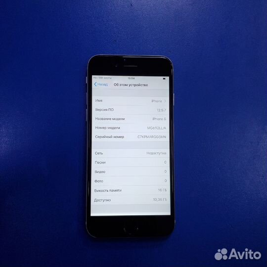 iPhone 6, 16 ГБ