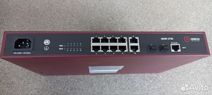 Коммутатор qtech QSW-3750-10T-POE-AC