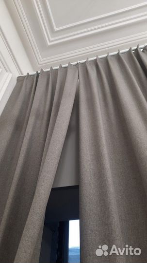 Пошив портьер и установка карнизов