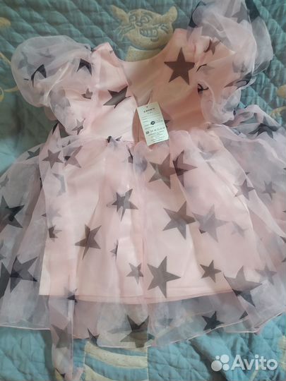 Нарядное платье для девочки 110 116 новое