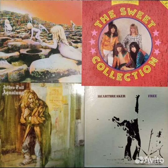Led Zeppelin, Jethro Tull, Free, Sweet. 5LP