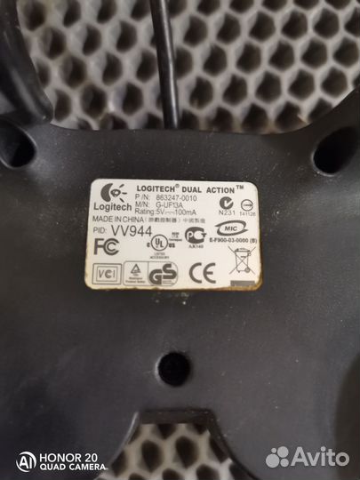 Геймпады Logitech dual action