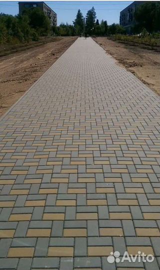 Укладка тротуарной плитки