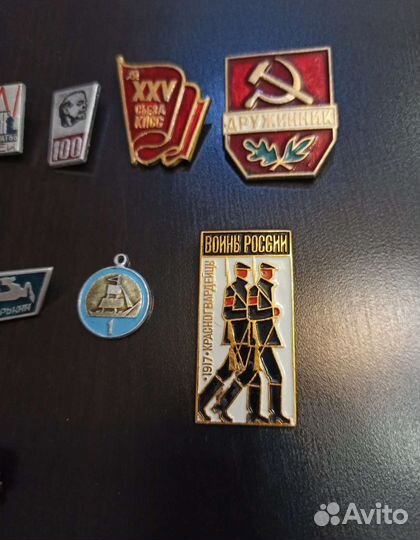 Значки СССР + какарда моряка
