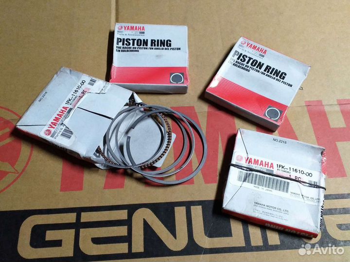 Оригинальные кольца поршневые Yamaha V-Max 12