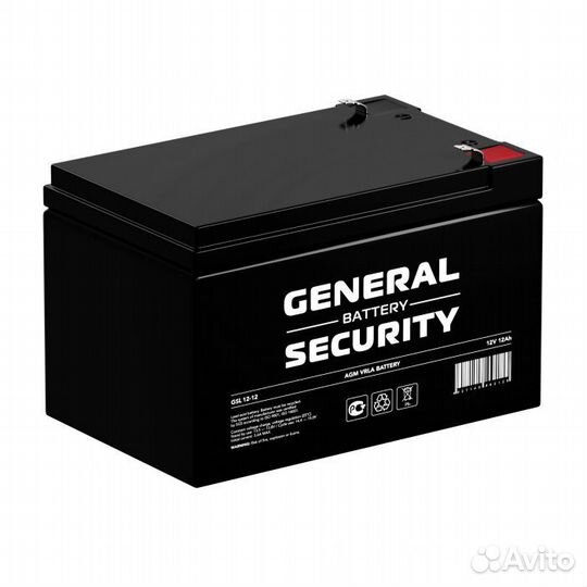 Аккумулятор General Security GSL 12-12 оптом