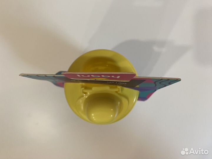 Поильник-непроливайка с твердым носиком lubby, 9m+