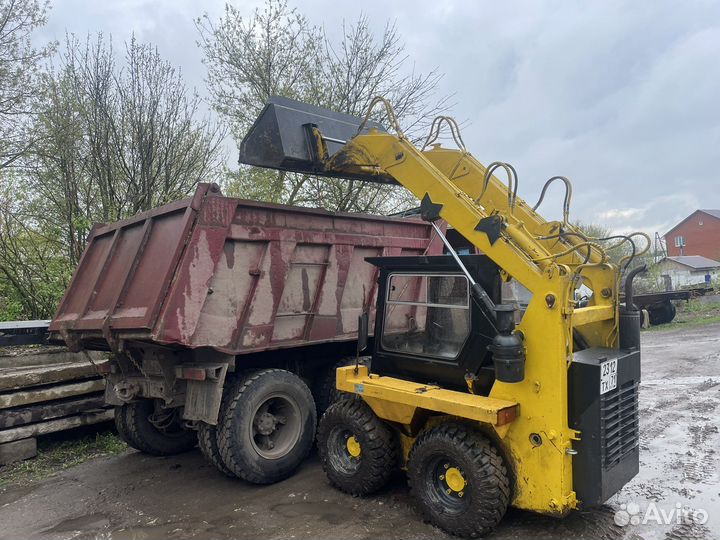 Минипогрузчик с гидробуром. Планировка