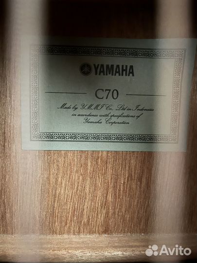 Акустическая гитара Yamaha c70