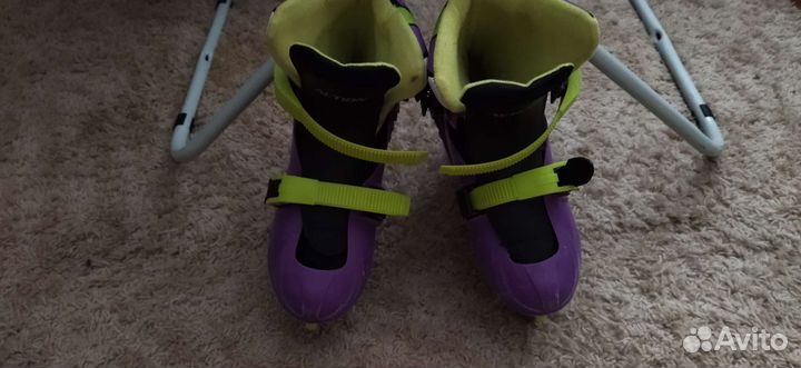 Коньки детские раздвижные 31-35 р