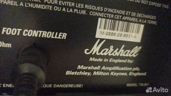 Гитарный комбоусилитель marshall