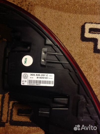 Фонарь задний левый Фольксваген Пассат сс