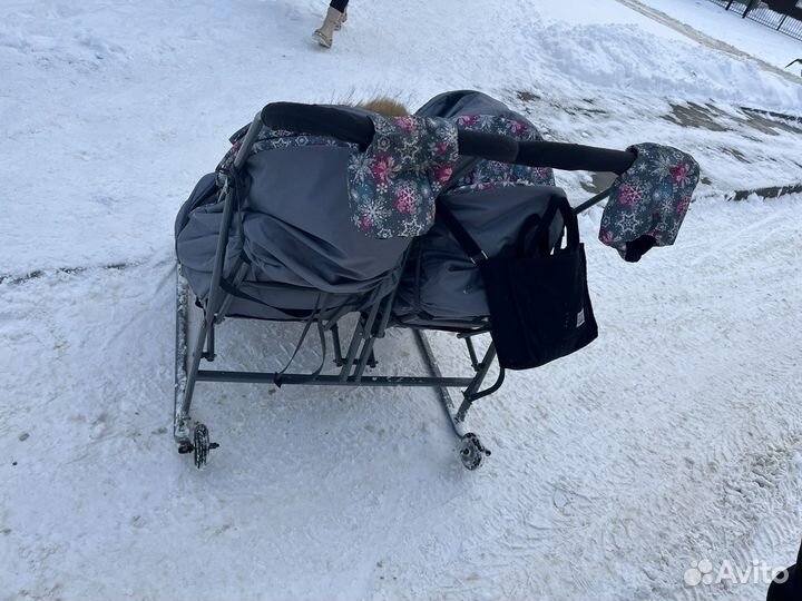 Детские санки коляска бу
